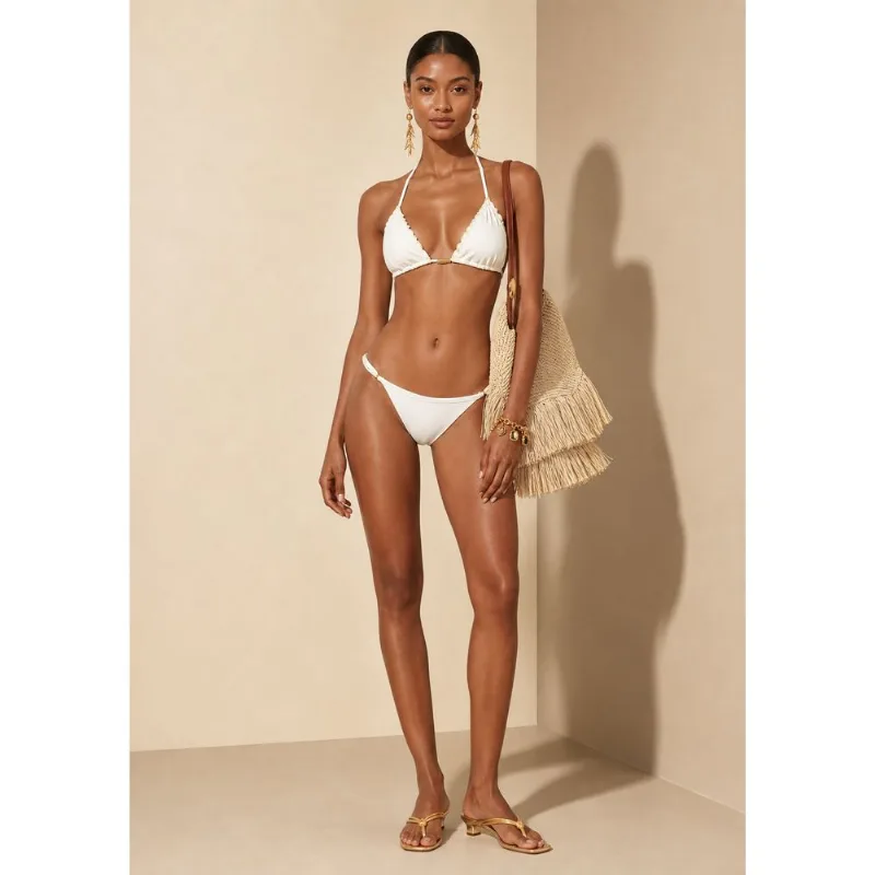 Calcinha Morena Rosa Regulagem Off White PP