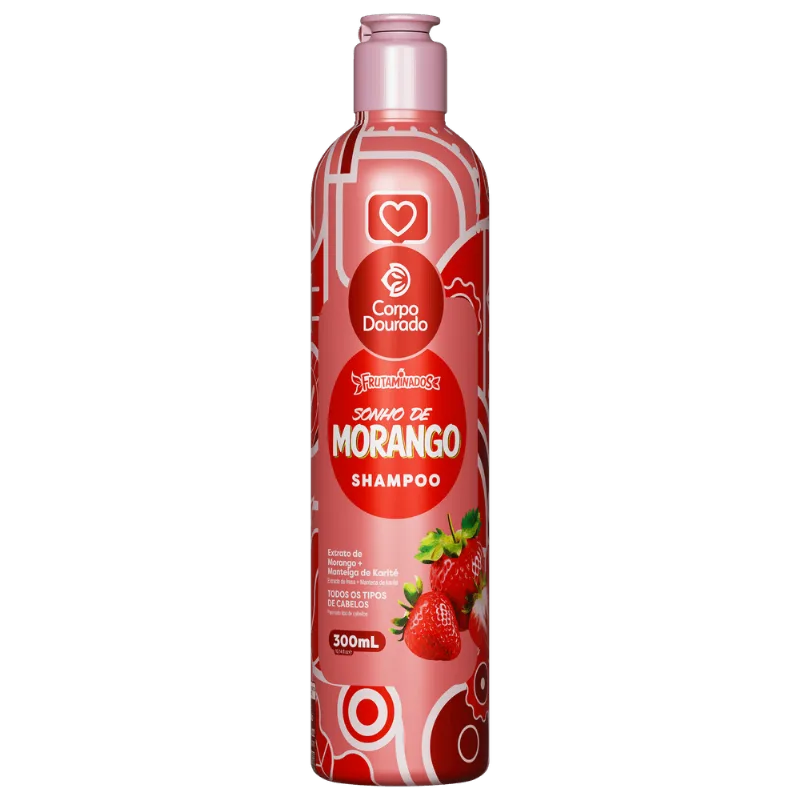 Corpo Dourado Shampoo Sonho de Morango 300ML
