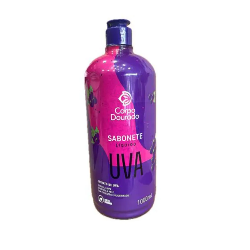 Sabonete Liquido Corpo Dourado 1L Uva - Corpo Dourado