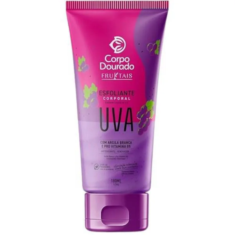Sabonete Esfoliante Corpo Dourado 180ml Uva