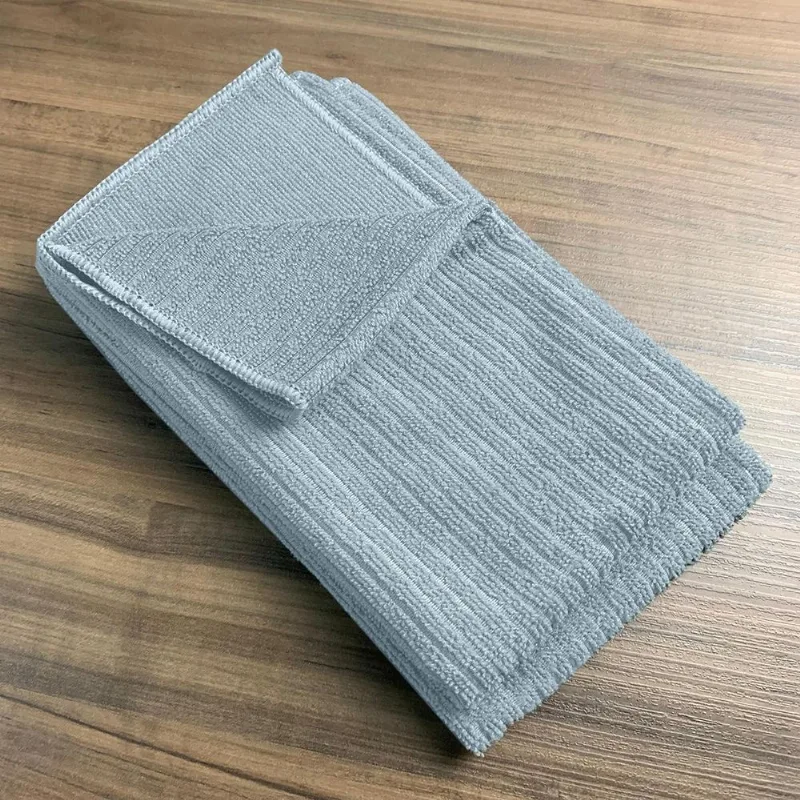 Kit 4 Pano Copa Pia Cozinha Microfibra Absorve 40x48 Pra Az