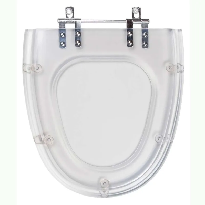 Tampa De Vaso Acrilico Transparente Aloha Para Bacia Celite 6lpf