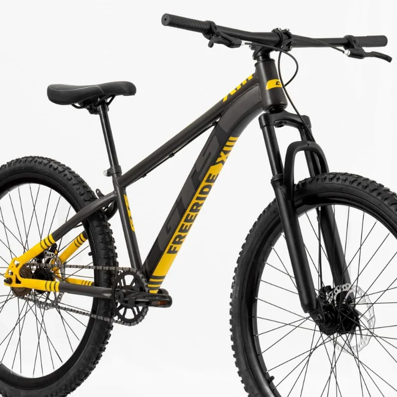 Bicicleta Aro 26 Gts X-3 Freeride Freio A Disco Amarelo
