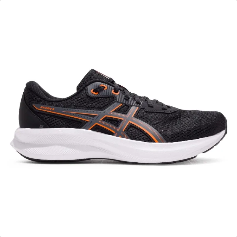 Tênis Asics Raiden 5 Masculino 44. / Preto / Laranja