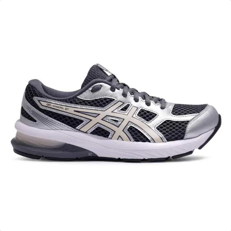 Tênis Asics Gel Nagoya ST Feminino 37 / Preto / Cinza