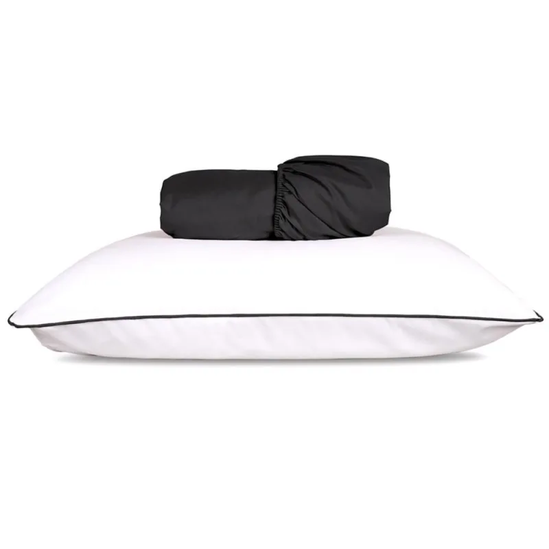 Jogo de Lençol Solteiro Linea Micropercal 200 Fios 2 Peças - Preto - 100% Poliéser - Casa Modelo Enxovais - Cama, Mesa E Banho