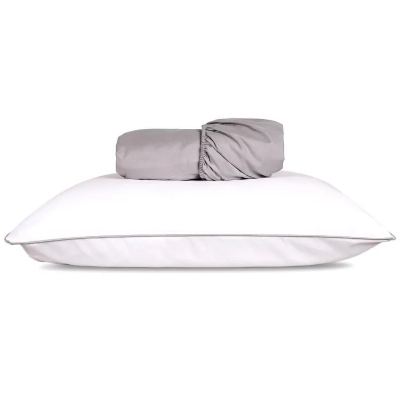 Jogo de Lençol Solteiro Linea Micropercal 200 Fios 2 Peças - Cinza - 100% Poliéser - Casa Modelo Enxovais - Cama, Mesa E Banho