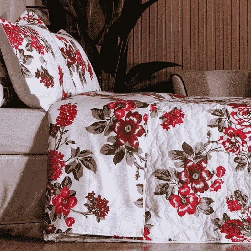 Jogo De Lençol Solteiro Classic Estampado 160 Fios 3 Peças Eva - Casa Modelo Enxovais