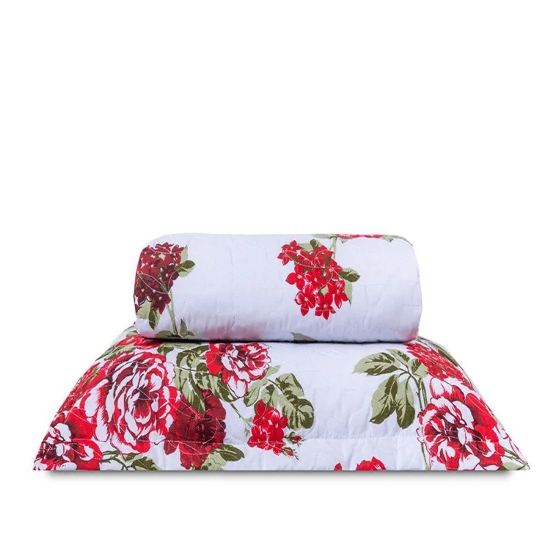 Cobre Leito Solteiro Classic Estampado 160 Fios 2 Peças Eva - Casa Modelo Enxovais