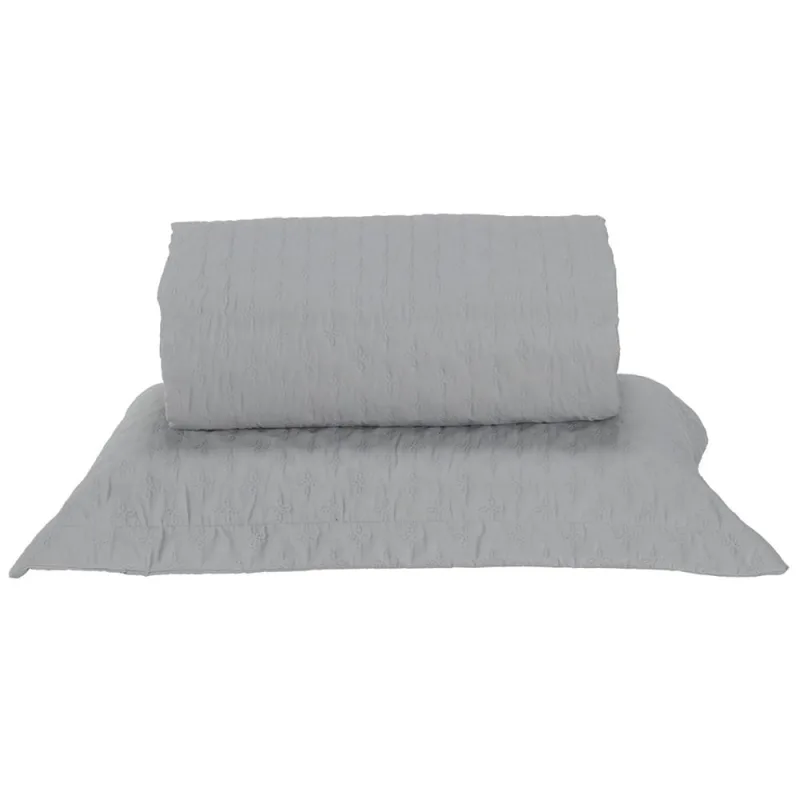 Cobre Leito Solteiro Milão Dupla Face Micropercal 200 Fios 2 Peças - Linho - Casa Modelo Enxovais