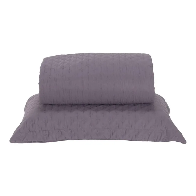 Cobre Leito Solteiro Milão Dupla Face Micropercal 200 Fios 2 Peças - Lavanda - Casa Modelo Enxovais - Cama, Mesa E Banho