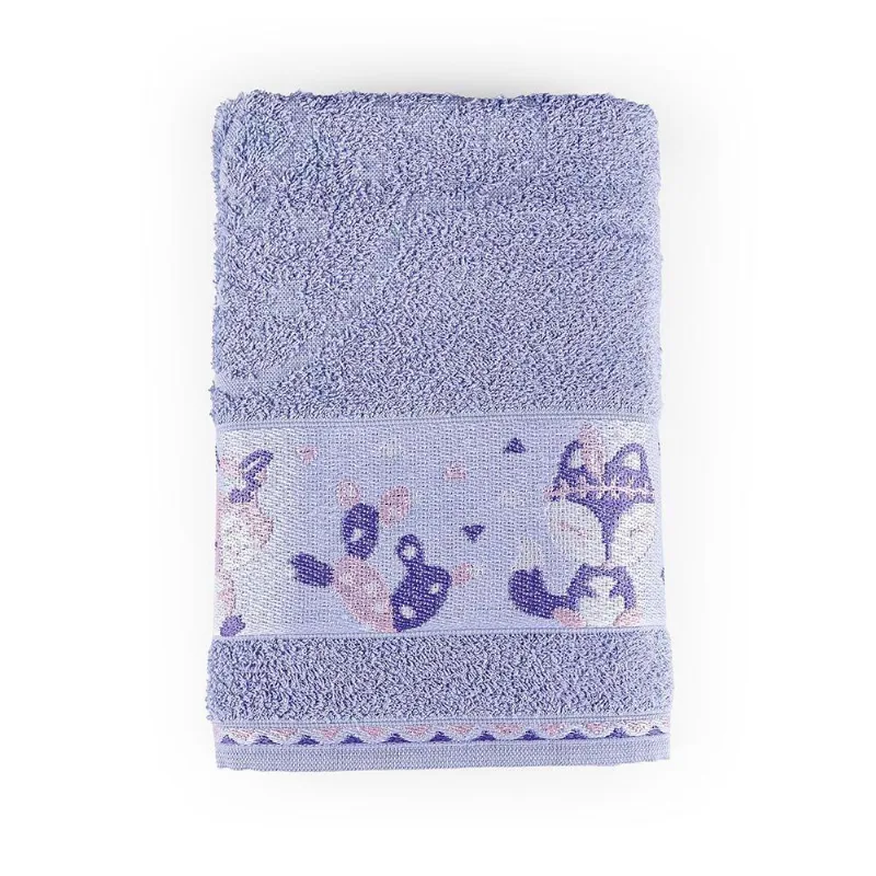 Toalha De Banho Kids Minimi 100% Algodão 1 Peça - Foxy Lilas