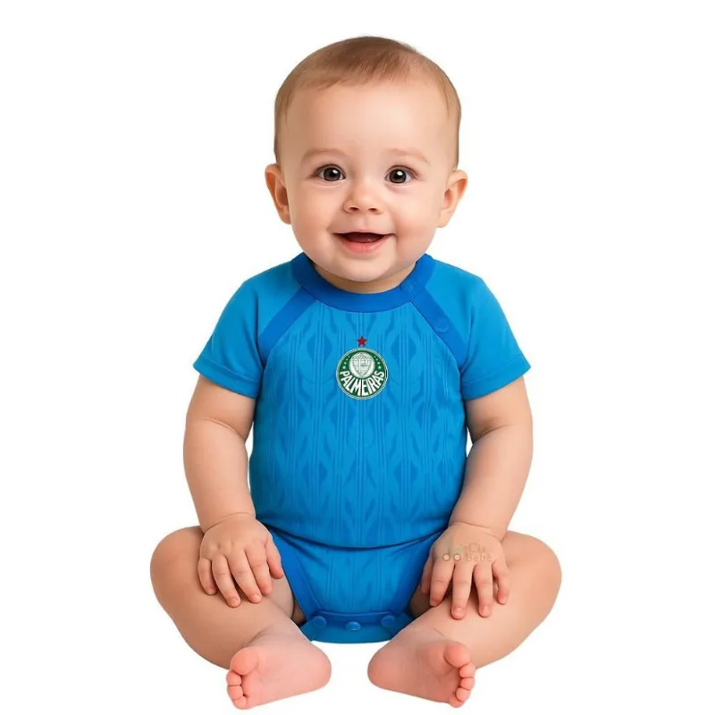 Body Palmeiras Jogo Bebê Goleiro Oficial M