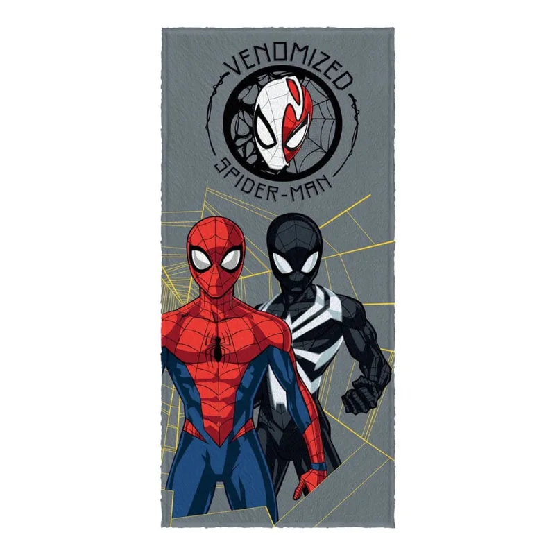 Toalha De Banho Felpuda Homem Aranha Lepper 120x60cm