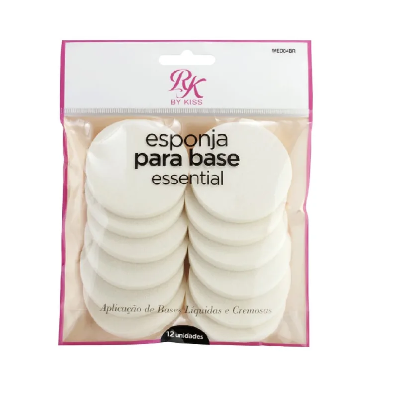 Esponja para Base RK By Kiss Essential 12 unidades - KISS - Beleza