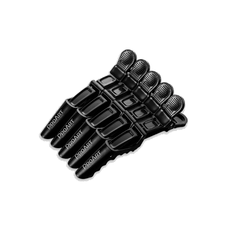 Clips ProArt Crocodilo Profissional Preto 5 Unidades Clips ProArt Crocodilo Profissional Preto (5 Unidades)