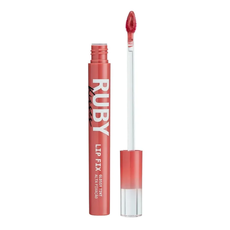 Ruby Kisses Lip Fix Glossy Tint - Gloss Labial Coral Dream