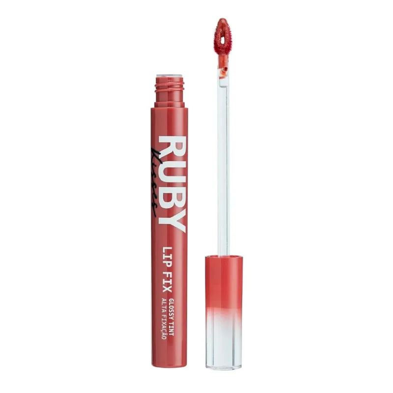 Ruby Kisses Lip Fix Glossy Tint - Sweet Brown