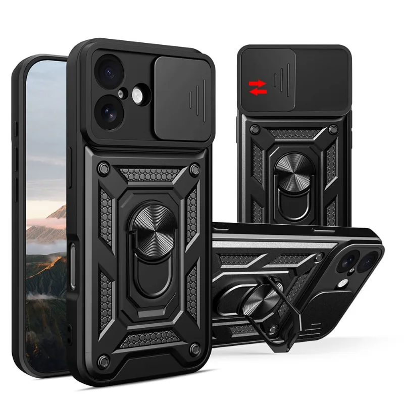 Capa Capinha Case Compatível Com Iphone 17 Normal - Protetora Militar Resistente Anti Impacto Queda Armadura Defender