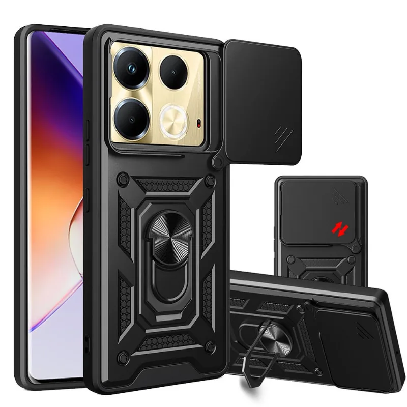 Capa Capinha Case Compatível Com Infinix Note 40 5g - Protetora Militar Resistente Anti Impacto Queda Armadura Defender