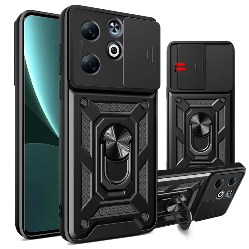 Capa Militar P/ Infinix Smart 8 Pro Capinha Case Protetora Anti Impacto Queda Armadura Resistente
