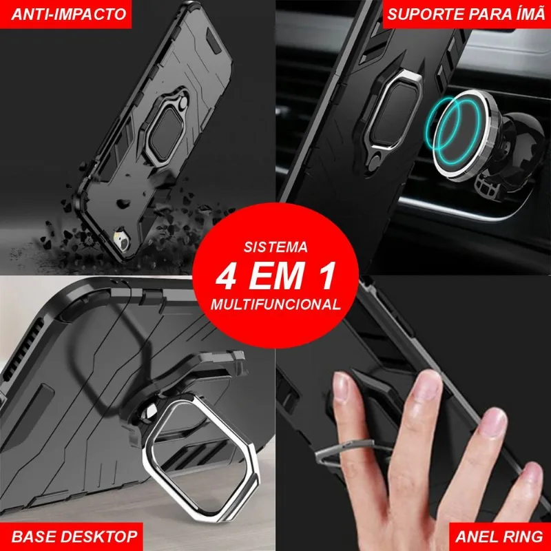 Capa Capinha Case Para Redmi Note 11s 5g - Protetora Militar Resistente Anti Impacto Queda Armadura Reforçada Durável