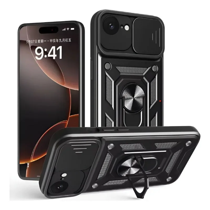 Capa Militar para iPhone 17e - Capinha Case Protetora Anti Impacto Queda Armadura Resistente