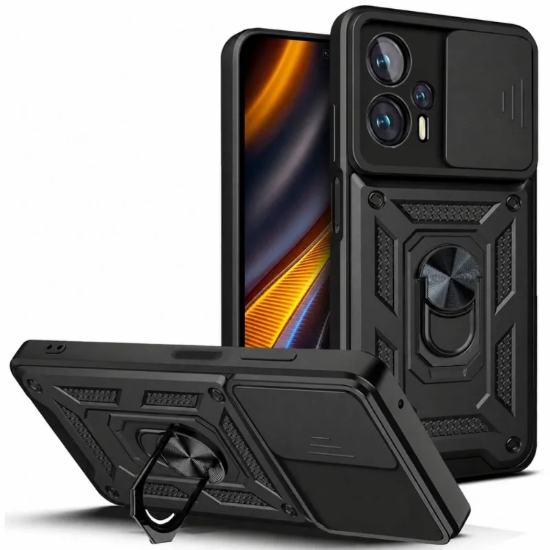 Capa Militar Para Poco X4 Gt Capinha Case Protetora Anti Impacto Queda Armadura Resistente