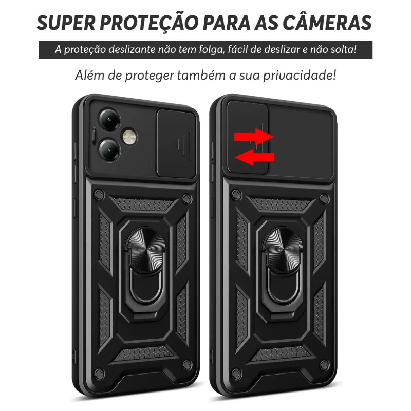 Capa Militar Para Motorola Moto G14 Capinha Case Protetora Anti Impacto Queda Armadura Resistente