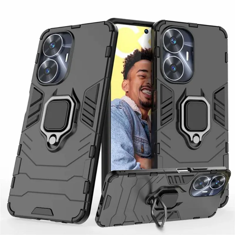 Capa Militar Para Realme C55 Capinha Case Protetora Anti Impacto Queda Armadura Resistente