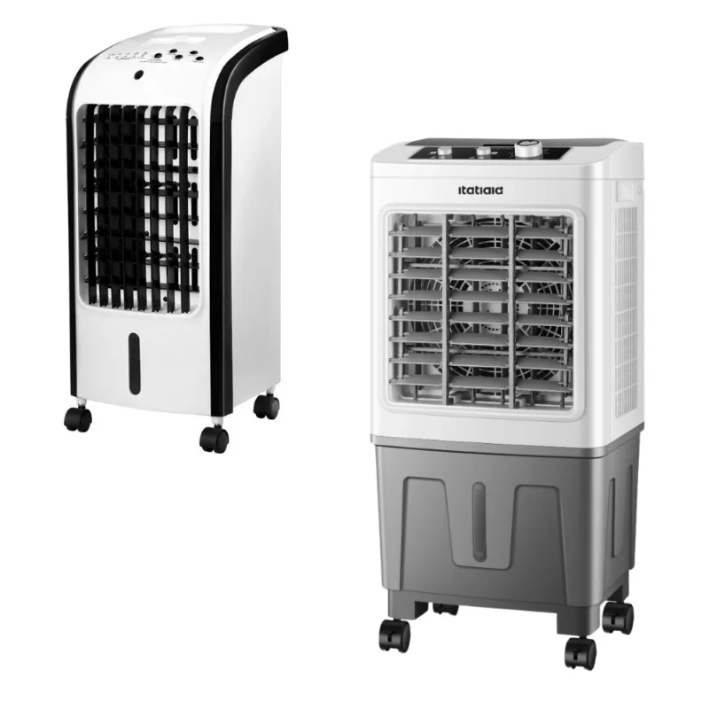 Kit 2 Climatizadores Itatiaia 4 Em 1 Portátil 4l Potente 20l 127v
