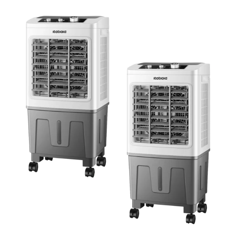 Combo Climatizador De Ar Frio Portátil Itatiaia 20 Litros 4 Em 1 127v Resfria Umidifica Filtra Ventila