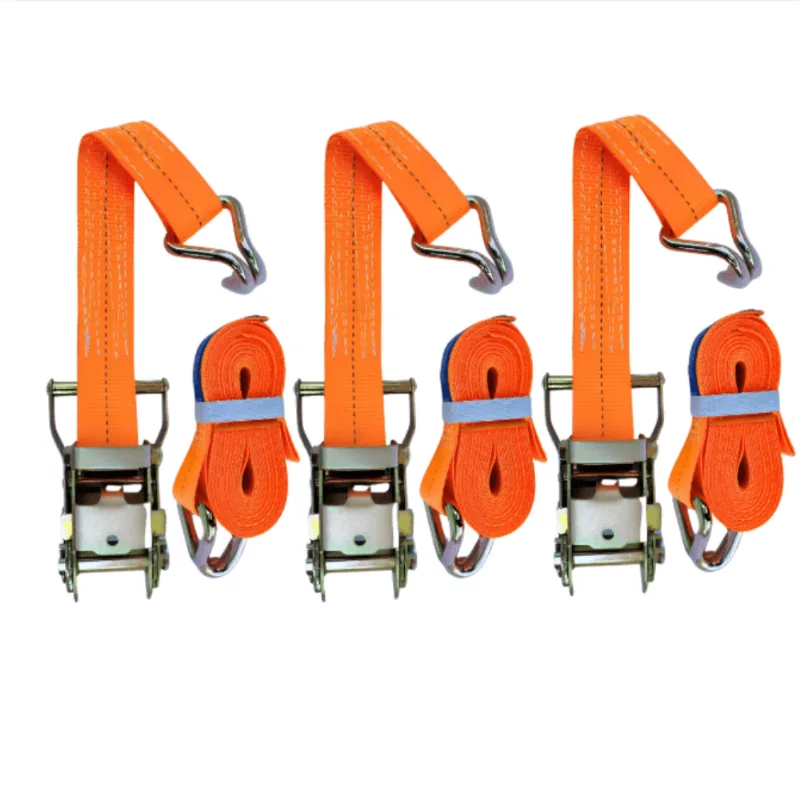 Kit 3 Cintas Com Catraca Para Amarração De Carga 15 Tonelada 9 Metros Muke Tools