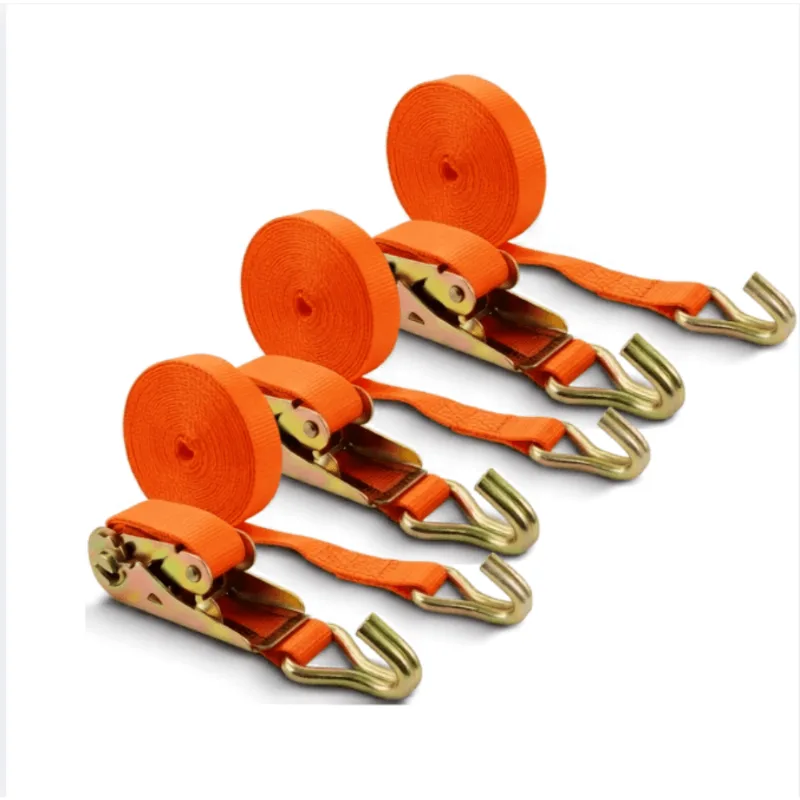 Kit 3 Cintas Com Catraca Para Amarração De Carga 08 Tonelada 45 Metros Muke Tools