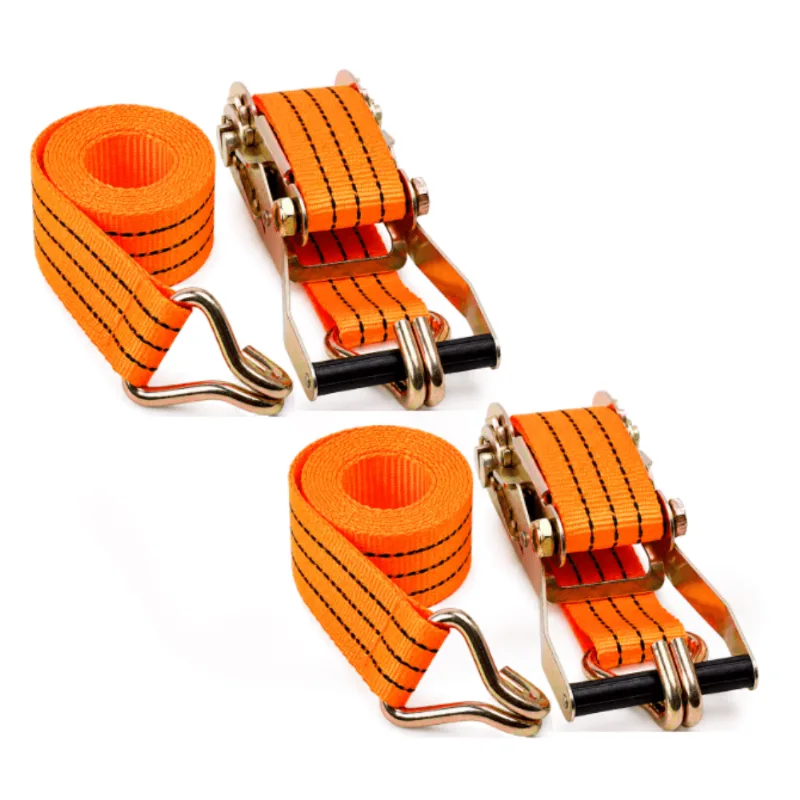 Kit 2 Cintas Com Catraca Para Amarração De Carga 3 Toneladas 10 Metros Muke Tools