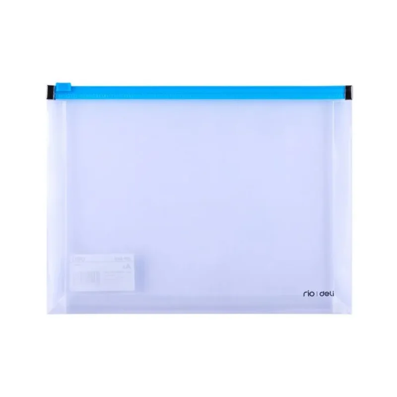Pasta Deli Zip Plástico A4 Azul 2053 (MP)