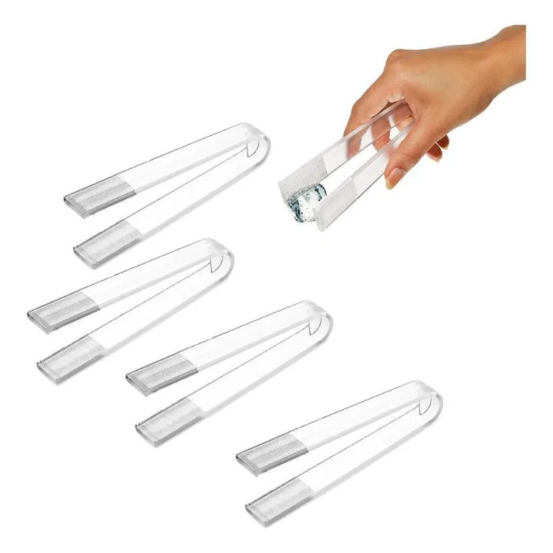 5 Pegadores Em Acrílico Três Triângulos Transparente Cristal