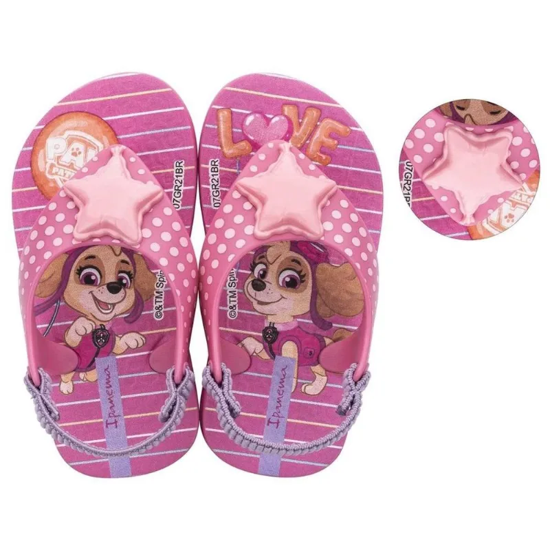 Chinelo Ipanema Feminina Infantil Patrulha Canina 19