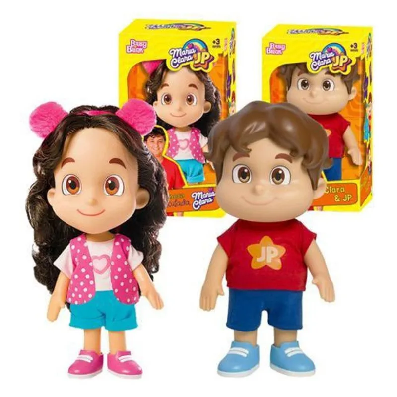 Kit Bonecos Maria Clara E Jp Youtubers Grande 28 Cm
