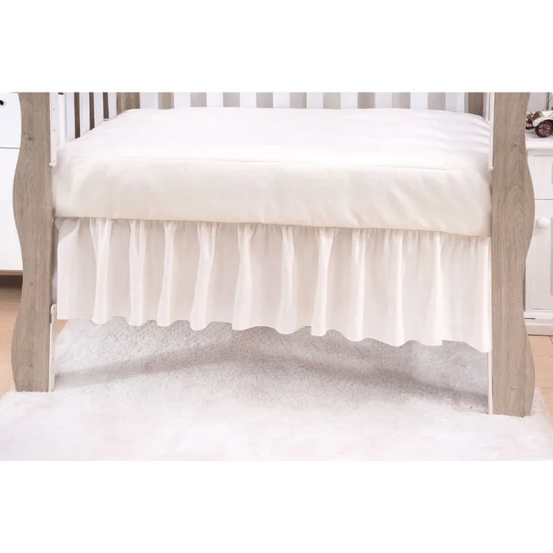 Saia de mini berço palha 100% poliester