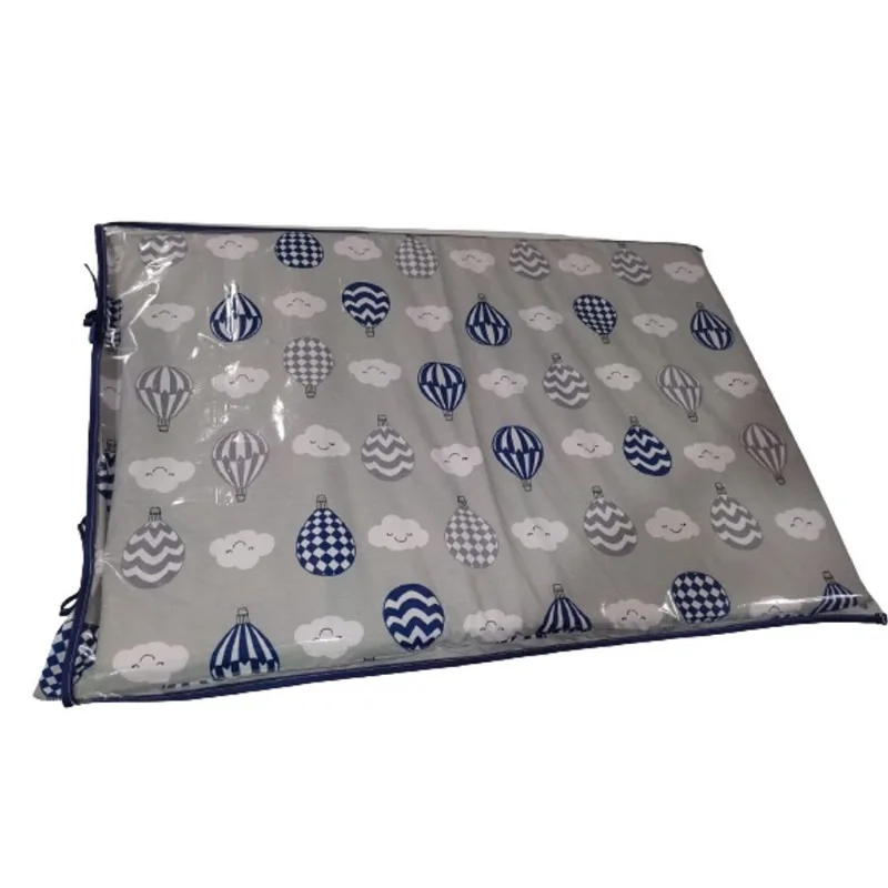 Trocador de cômoda para bebês com capa plástica impermeável balão cinza