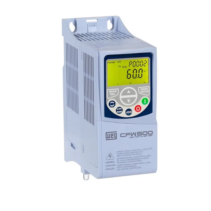 Inversor de frequência CFW500 3cv 220v 9,6a trifásico WEG