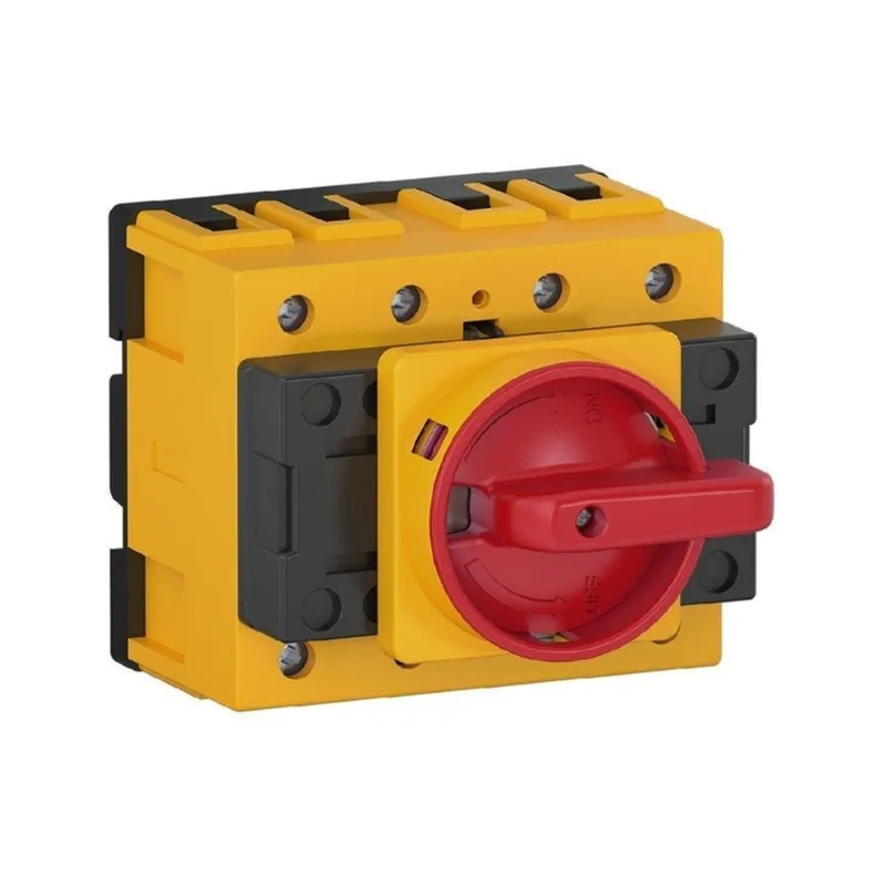 Chave Seccionadora Rotativa Msw 100a Com Manopla Amarela