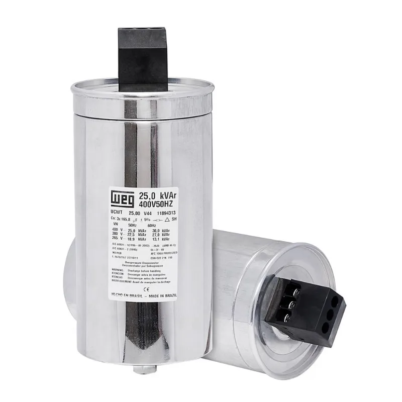 Unidade Capacitiva Trifásico 12,5KVAR 220v-UCWT12,5V25 Q26 H