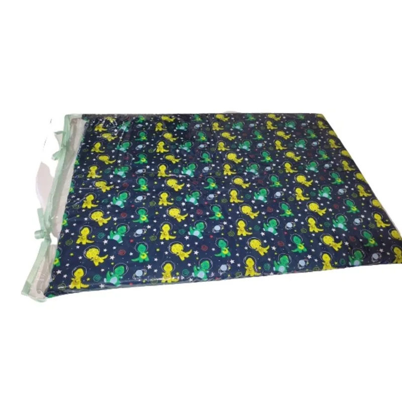 Trocador de cômoda para bebês com capa plástica impermeável dino espaço