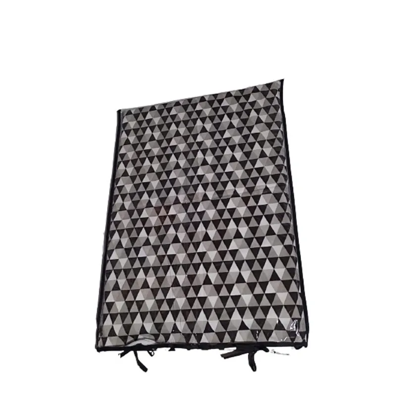 Trocador de cômoda para bebês com capa plástica impermeável triangulo preto
