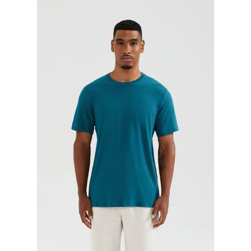 Camiseta Básica Unissex Manga Curta Regular World - Verde P