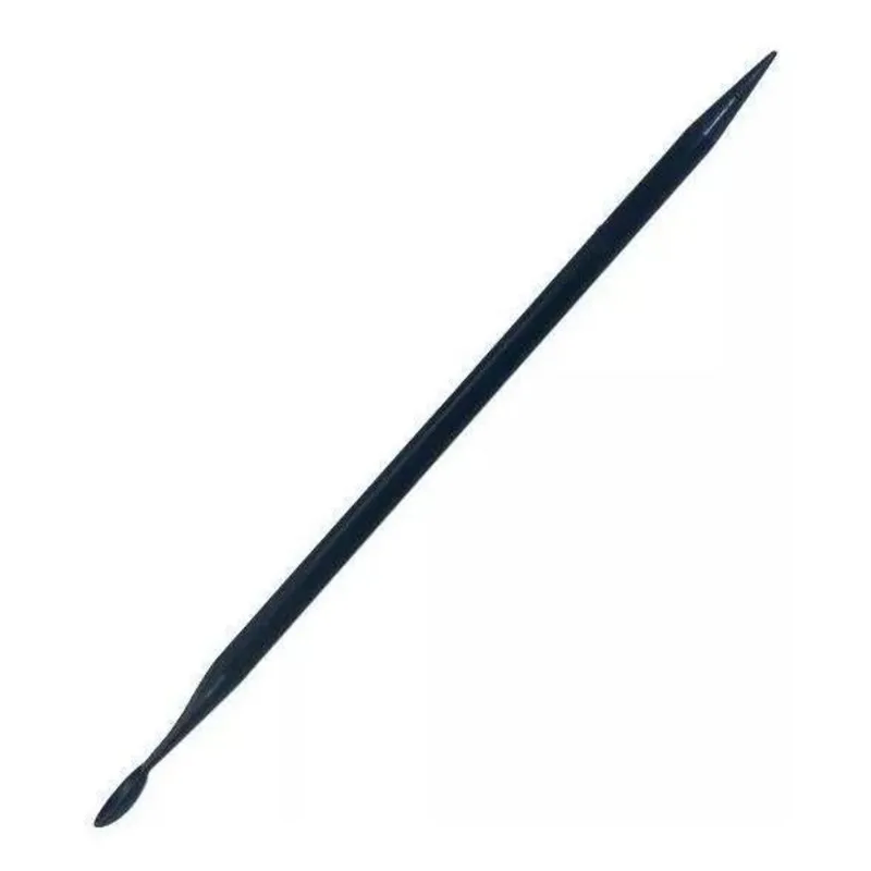 3x Palito Plastico Aplicador De Henna Com Medidor Cor Preto