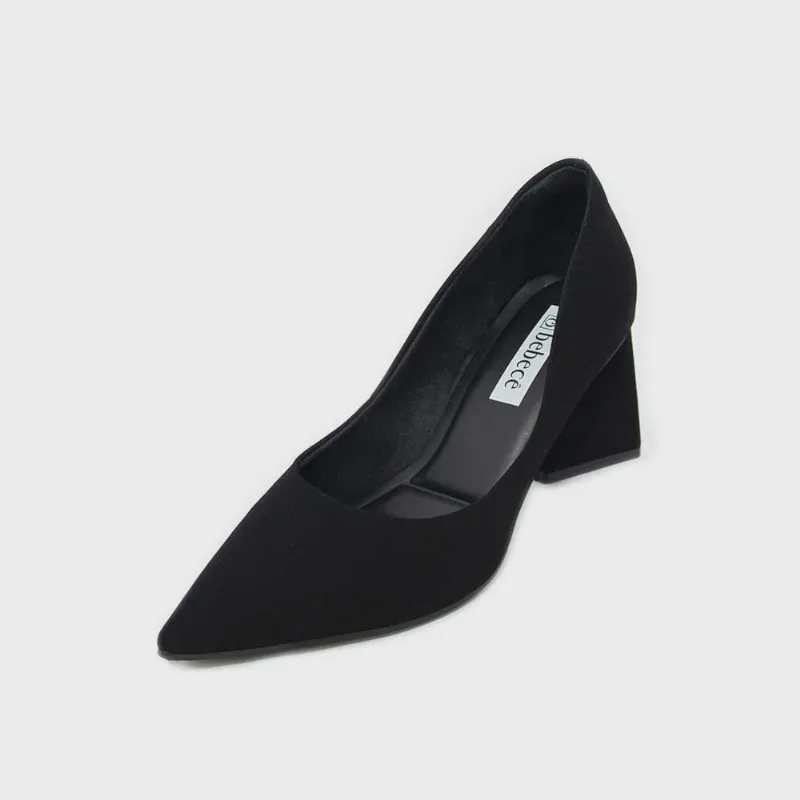 Sapato Feminino Bebece Salto Alto ref: T7024-243 nobuck