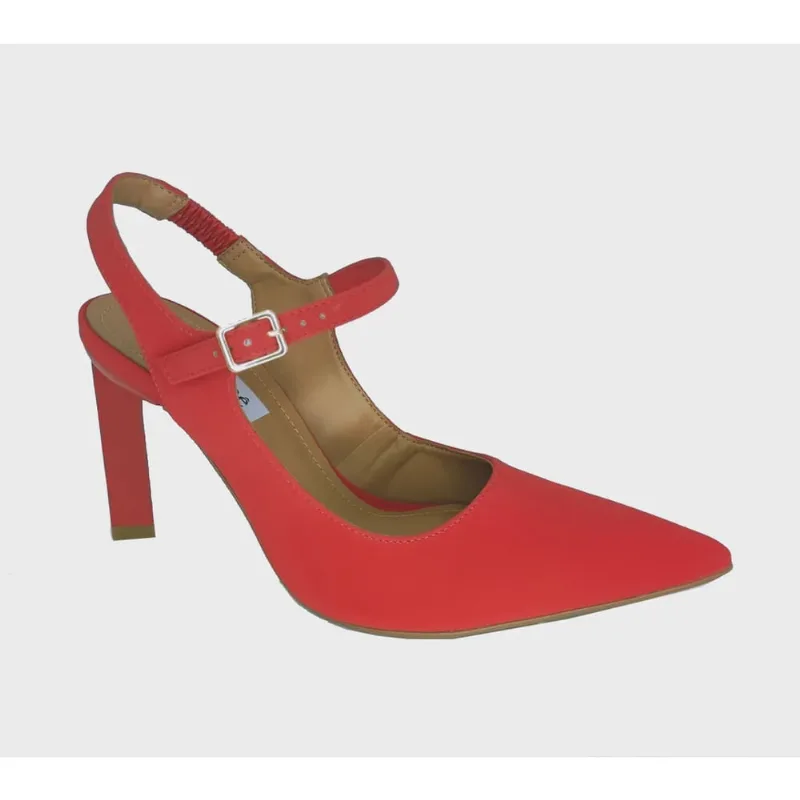 Salto Scarpin Bebece Luxo Boneca T9450-109 Vermelho Nobuck